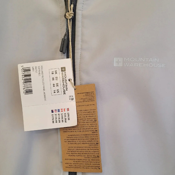Mountain Warehouse Womens Waterproof Jacket Size‎ L, Grey - Picture 2 of 6